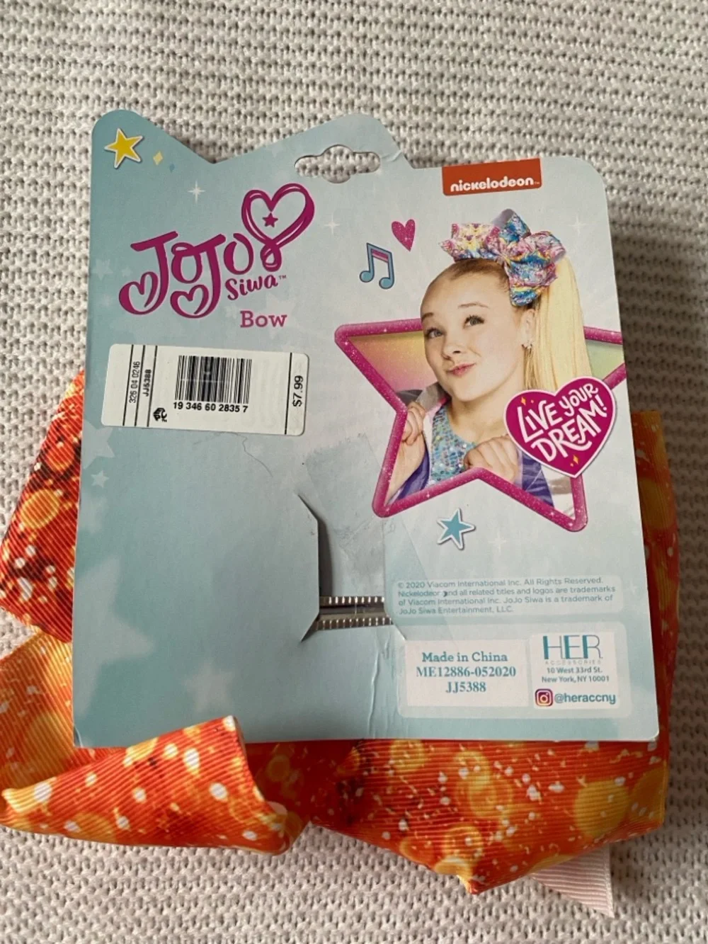 Nickelodeon Jojo  Siwa Halloween bow